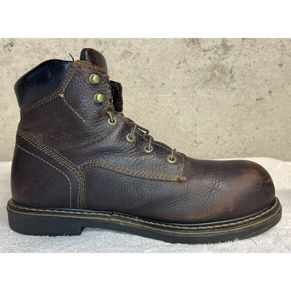 RED WING Irish Setter Work Boots Sz 12 E2 Farmington Brown Leather 83603 Lace Up - Picture 5 of 10
